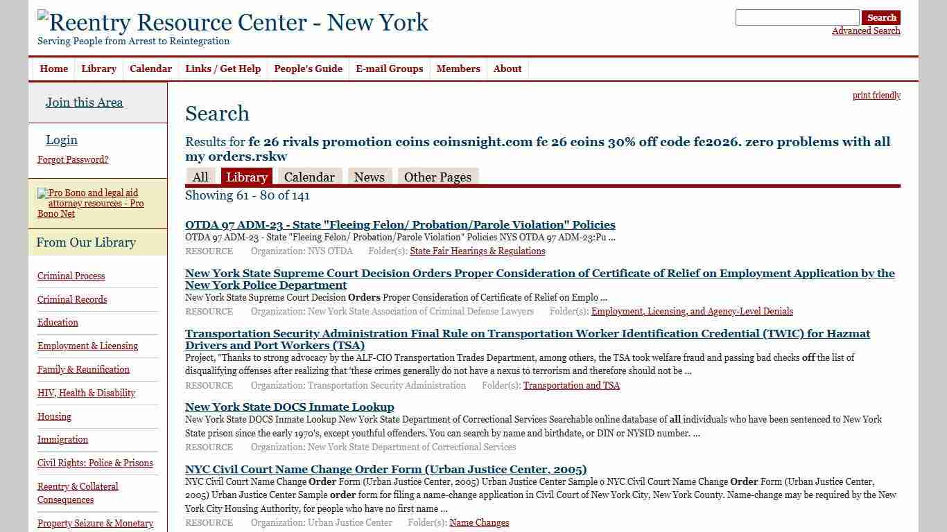 Search - Reentry Net